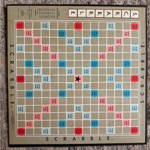 Vintage scrabble board game